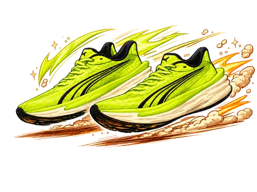 Pair of racing trainers